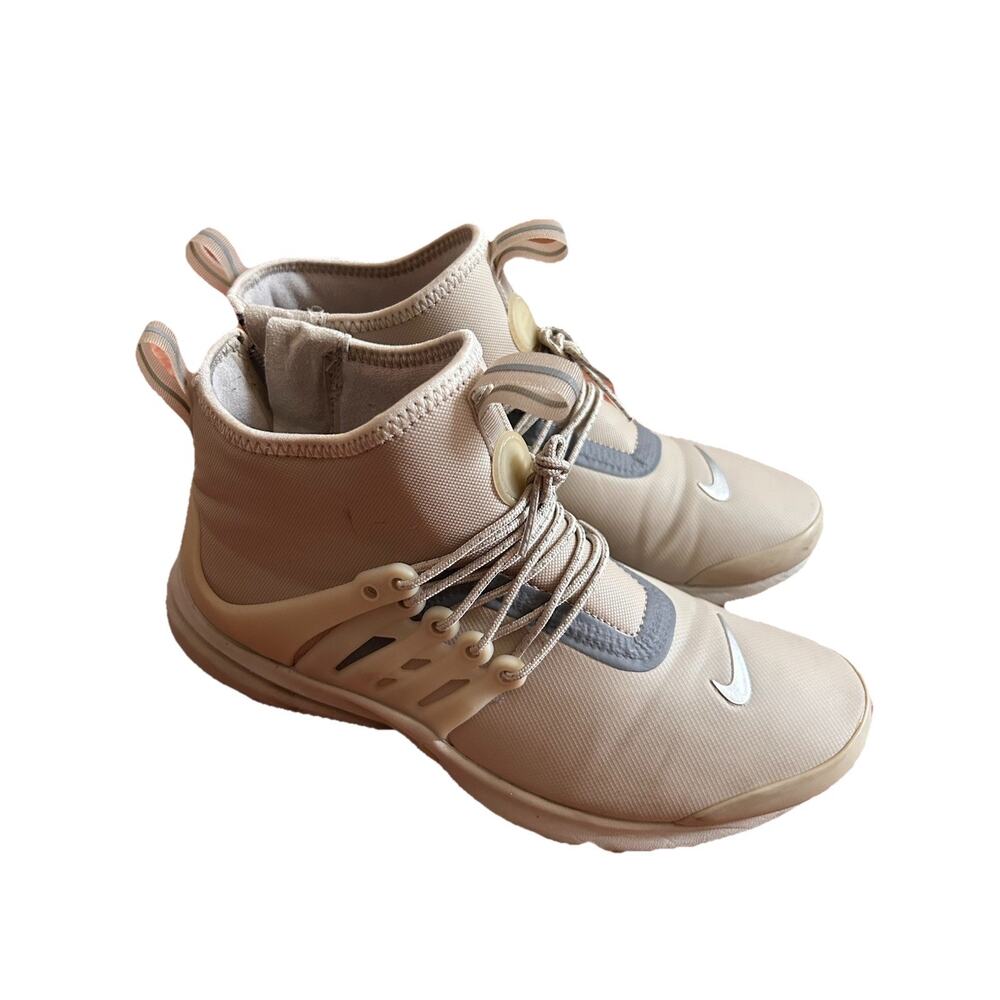 Nike Presto High Top‎ Light Gray Training Shoes | 8